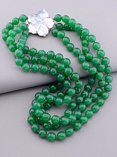 картинка Бусы Агат Перламутр 44 см от магазина Wolves