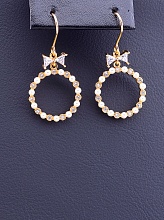 картинка Серьги 'XUPING' Фианит  (позолота 18к) от магазина Wolves