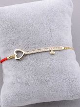 картинка Браслет 'Fashion' Фианит 16 см (позолота 18к) от магазина Wolves