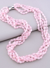 картинка Бусы Розовый кварц 70 см от магазина Wolves