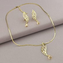 картинка Подвеска+Серьги 'Winniana' Фианит 46 см от магазина Wolves