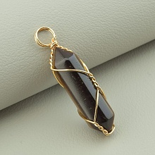 картинка Кулон Тигровый глаз 35x9мм от магазина Wolves