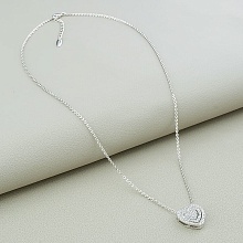 картинка Подвеска 'XUPING' Фианит 43 см (родий) от магазина Wolves