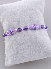 картинка Браслет 'SUNSTONES' Аметист Аметрин 18 см от магазина Wolves