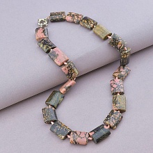 картинка Бусы Родонит 47 см от магазина Wolves