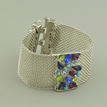 картинка Браслет 'Abella' Фианит 17 см от магазина Wolves