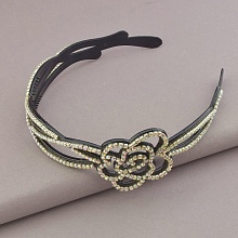 картинка Ободок для волос женский с камнями Сrystal от магазина Wolves