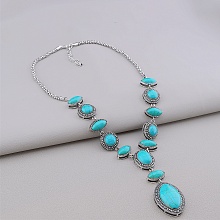 картинка Подвеска Бирюза 54 см от магазина Wolves