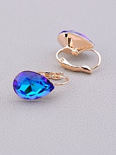 картинка Серьги 'Pataya' Фианит  (позолота 18к) от магазина Wolves