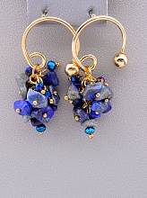 картинка Серьги 'Stainless Steel' Содалит от магазина Wolves