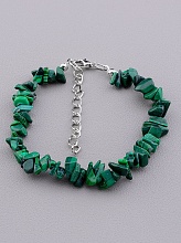 картинка Браслет Малахит на карабине от магазина Wolves