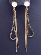 картинка Серьги 'XUPING' Фианит  (позолота 18к) от магазина Wolves