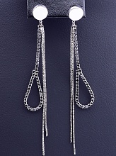 картинка Серьги 'XUPING' Фианит  (родий) от магазина Wolves