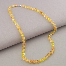 картинка Бусы 'SUNSTONES' Цитрин Чешский хрусталь 52 см от магазина Wolves