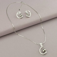 картинка Подвеска+Серьги Майорка Фианит 45 см от магазина Wolves