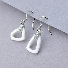 картинка Серьги 'XUPING' Фианит (родий) от магазина Wolves