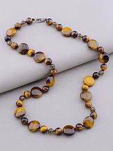 картинка Бусы 'SUNSTONES' Тигровый глаз 50 см от магазина Wolves