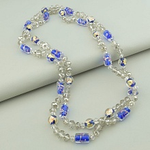 картинка Бусы Муранское стекло Чешский хрусталь 120 см от магазина Wolves