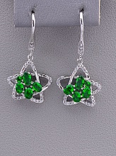 картинка Серьги 'XUPING' Фианит (родий) от магазина Wolves