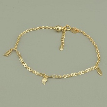 картинка Браслет на ногу 'XUPING' 24 см (позолота 18к) от магазина Wolves