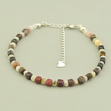 картинка Браслет 'SUNSTONES' Самоцветы Серебро(925) 18 см от магазина Wolves