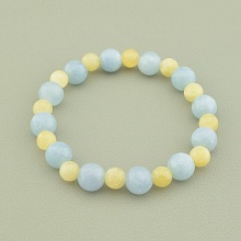 картинка Браслет 'SUNSTONES' Кварц Цитрин 16 см от магазина Wolves