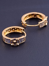 картинка Серьги 'XUPING' Фианит  (позолота 18к) от магазина Wolves