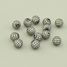 картинка Вставка Фианит 6х6мм (хром) от магазина Wolves