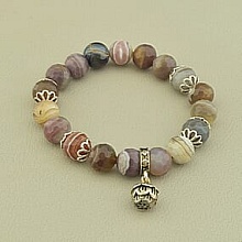 картинка Браслет 'SUNSTONES' Агат 16 см от магазина Wolves