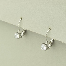 картинка Серьги 'XUPING' Фианит (родий) от магазина Wolves