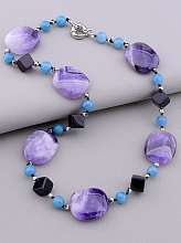 картинка Бусы Аметист Кварц 47 см от магазина Wolves