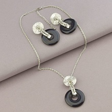 картинка Подвеска+Серьги Агат 43 см от магазина Wolves