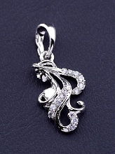 картинка Кулон 'XUPING' Фианит (родий) от магазина Wolves