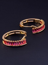 картинка Серьги 'XUPING' Фианит (позолота 18к) от магазина Wolves