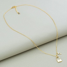 картинка Подвеска 'XUPING' Фианит 42 см (позолота 18к) от магазина Wolves