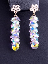 картинка Серьги 'Fashion' Сrystal (позолота 18к) от магазина Wolves