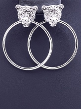 картинка Серьги 'FJ' 48х38мм от магазина Wolves