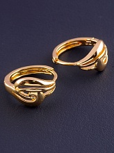 картинка Серьги 'XUPING' (позолота 18к) от магазина Wolves