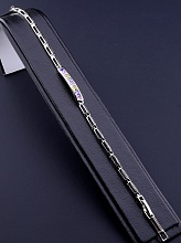 картинка Браслет 'XUPING' Фианит 17 см (родий) от магазина Wolves