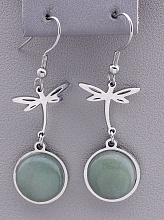 картинка Серьги 'Stainless Steel' Нефрит от магазина Wolves