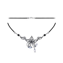 картинка Колье с серебрением, с стеклом ювелирным 4465212Л от магазина Wolves