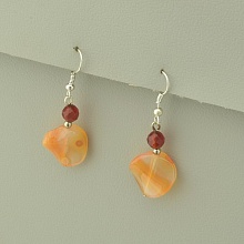 картинка Серьги Сердолик от магазина Wolves