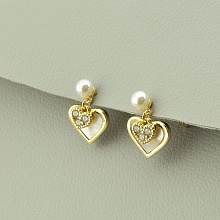 картинка Серьги 'XUPING' Майорка (позолота 18к (лимонная)) от магазина Wolves