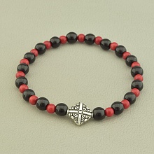 картинка Браслет 'SUNSTONES' Агат Коралл 18 см от магазина Wolves