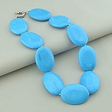 картинка Бусы Бирюза 48 см от магазина Wolves