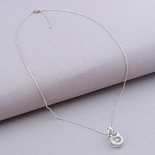 картинка Подвеска 'XUPING' Фианит 41 см (родий) от магазина Wolves