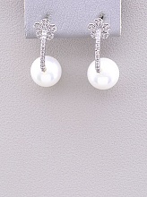 картинка Серьги 'XUPING' Майорка  (родий) от магазина Wolves