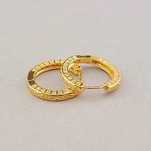 картинка Серьги 'Pataya' Фианит (позолота 18к) от магазина Wolves