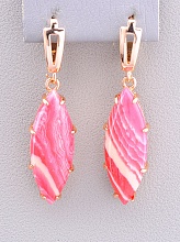 картинка Серьги 'Pataya' Сардоникс (позолота 18к) от магазина Wolves