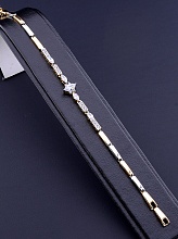 картинка Браслет 'XUPING' Фианит 19 см (позолота 18к) от магазина Wolves